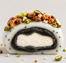 Black Sesame Daifuku Mochi